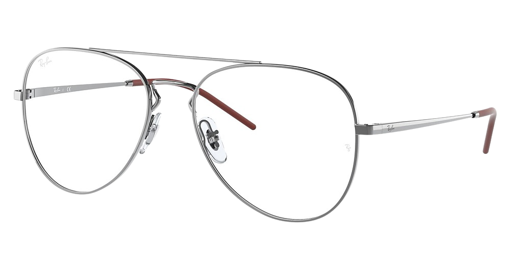Ray-Ban RX6413 aviator eyeglasses in Gunmetal