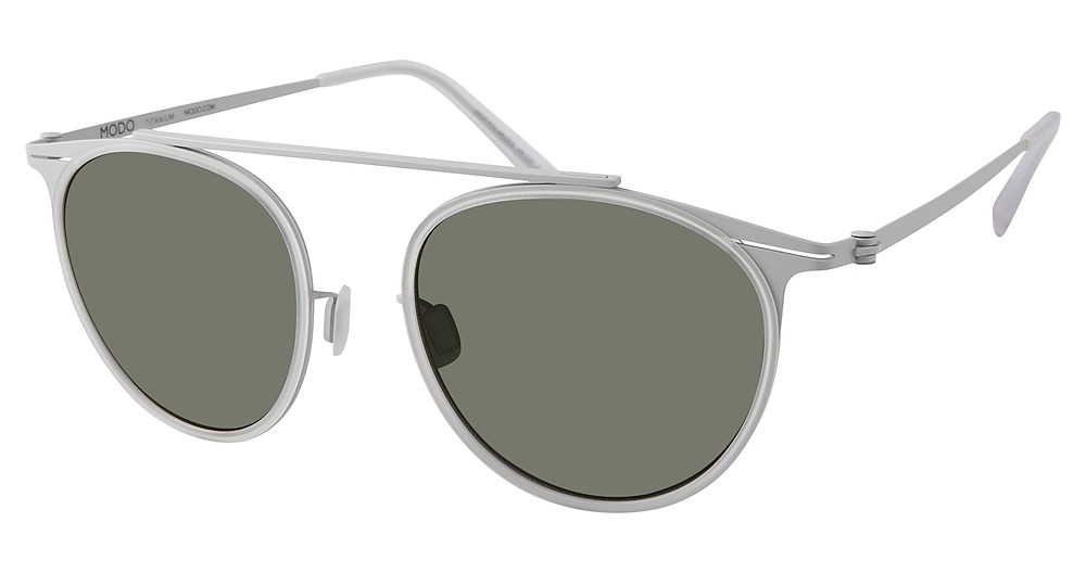 Modo 688 round sunglasses in Crystal/Silver