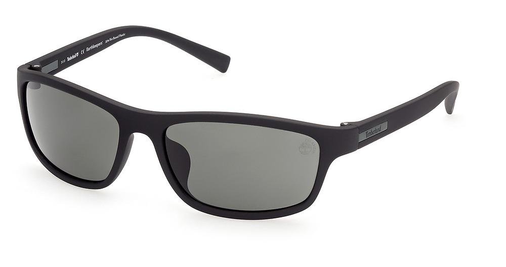 matte black / green polarized