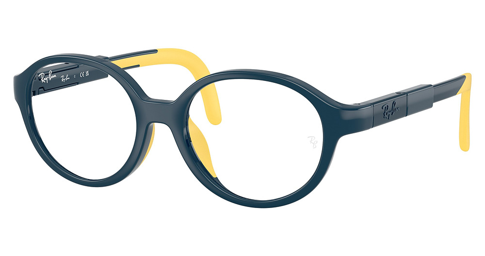 Ray-Ban RYA1981 round eyeglasses in Blue and Yellow