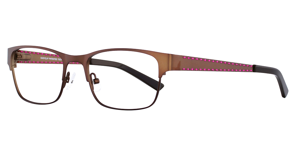 Satin Brown/Brown & Pink