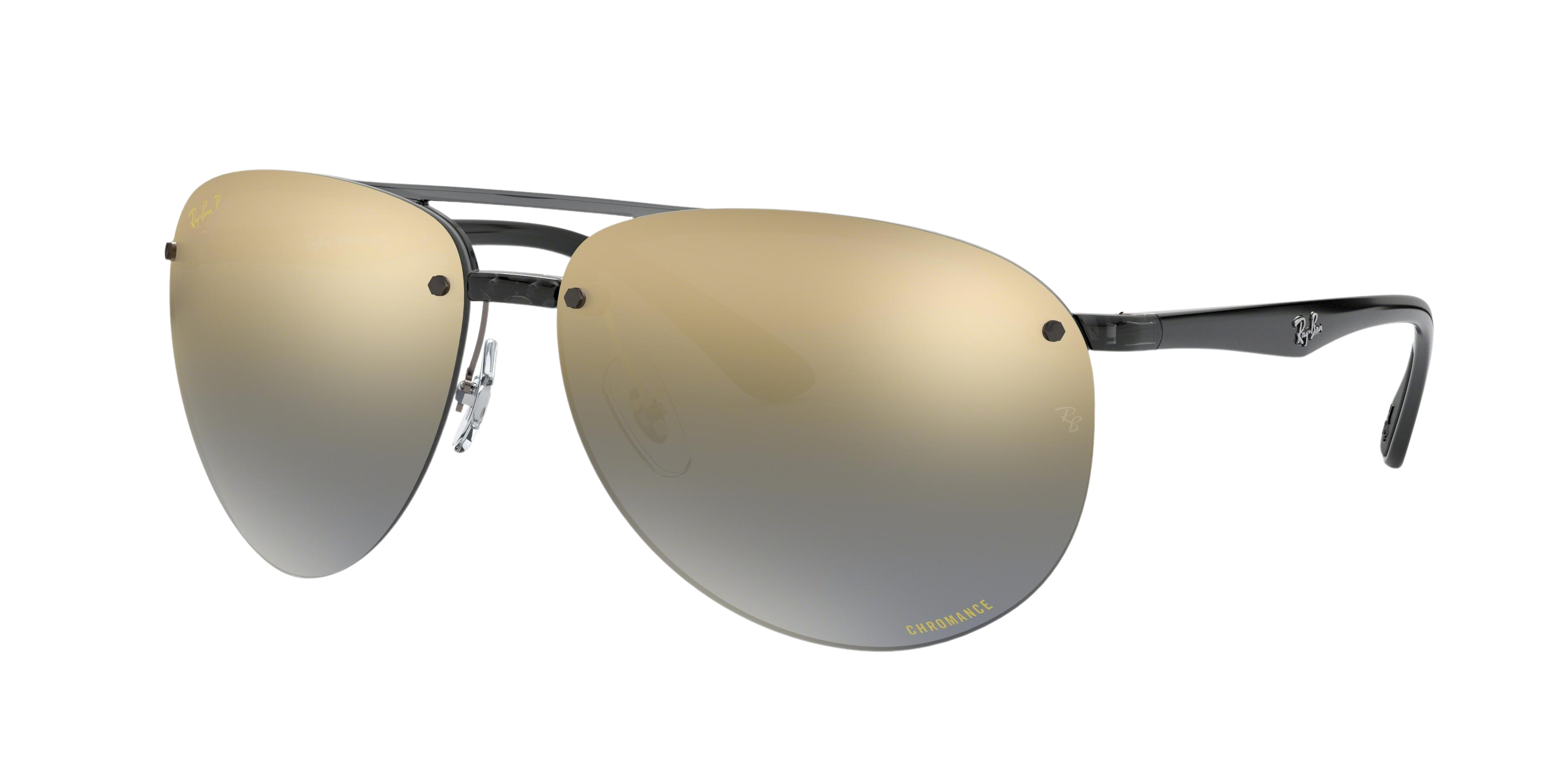 Ray-Ban RB4293CH round sunglasses in Grey