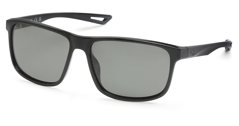 shiny black / smoke polarized