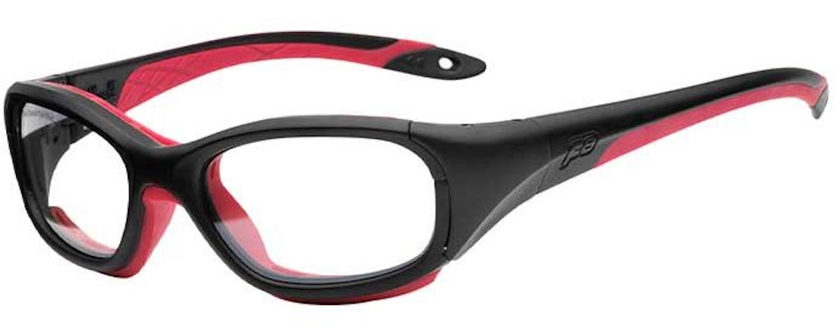 Matte Black/Red / Clear With Silver Flash Mirror