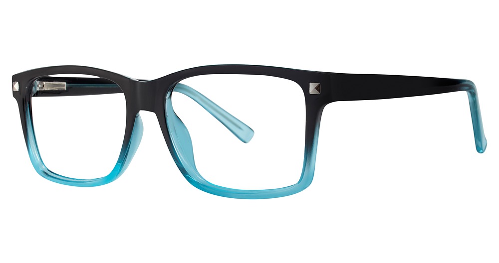 black/blue fade