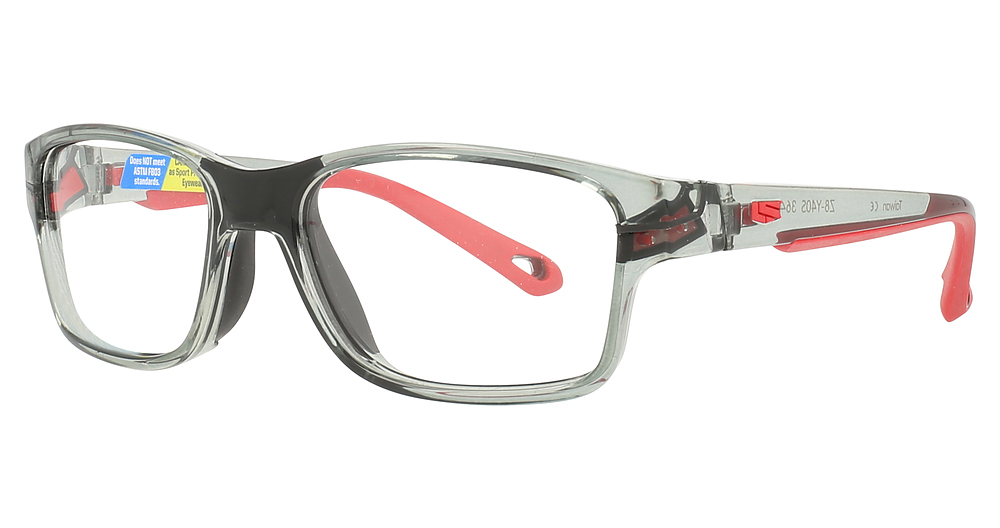 Crystal Grey/Red