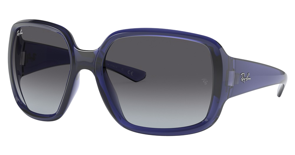 TRANSPARENT BLUE / LIGHT GREY GRADIENT DARK GREY