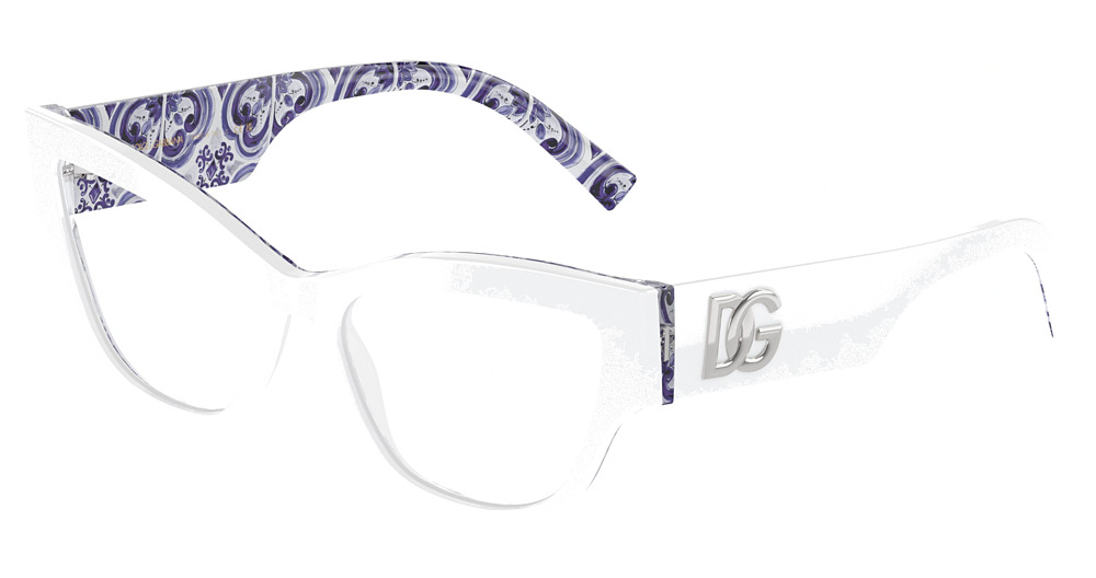 WHITE ON BLUE MAIOLICA