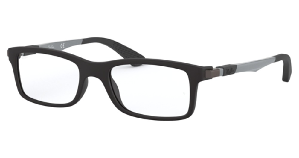 Ray-Ban RY1588 rectangle eyeglasses in Matte Black