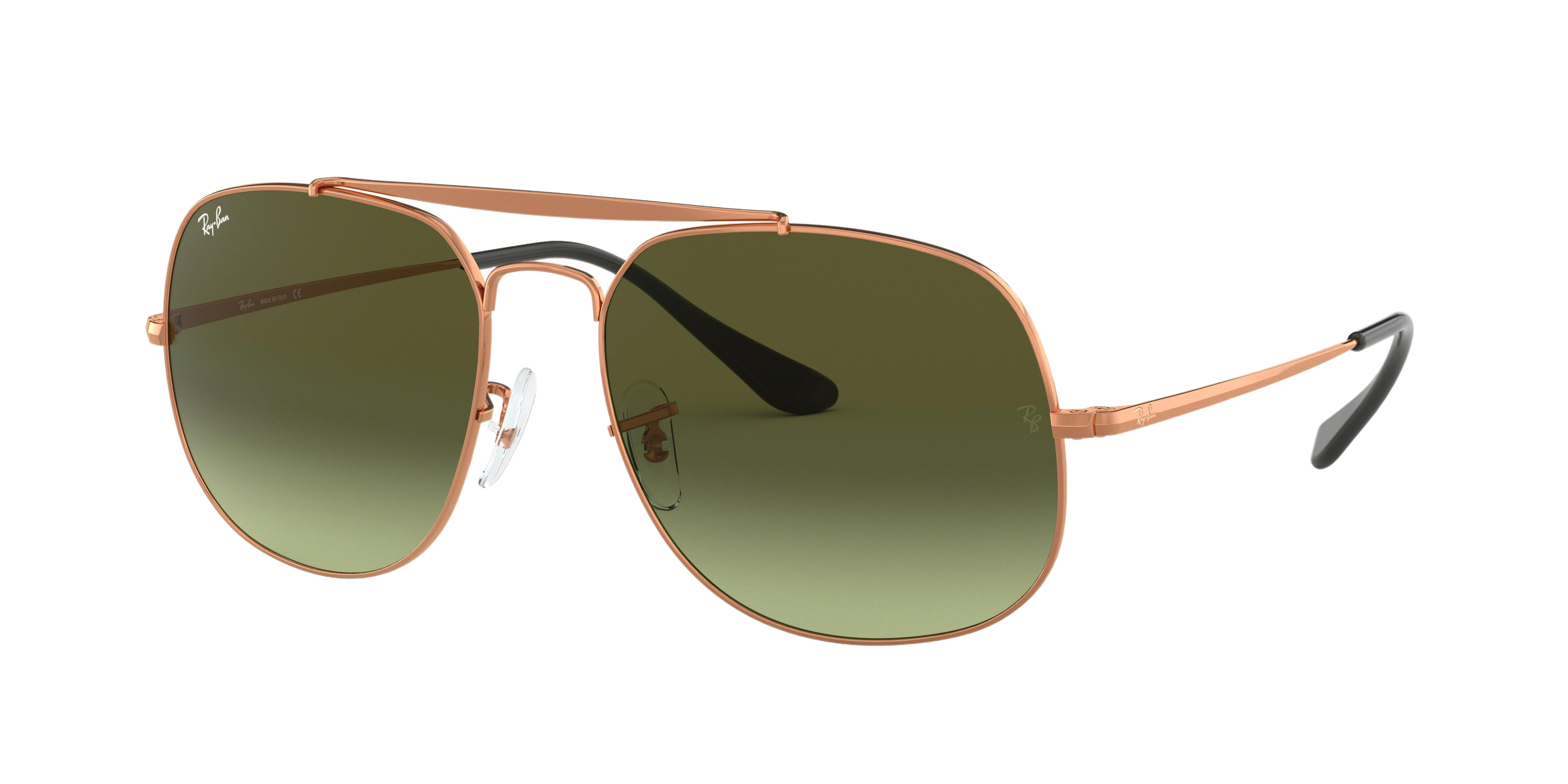 Ray-Ban RB3561 square sunglasses in Meidium Bronzo