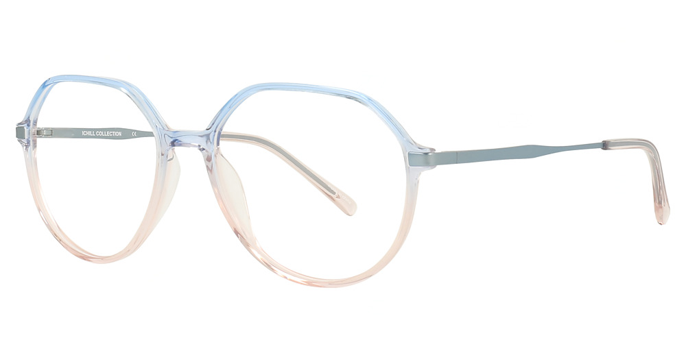 Gradient Transp Blue & Pink / Satin Light Blue