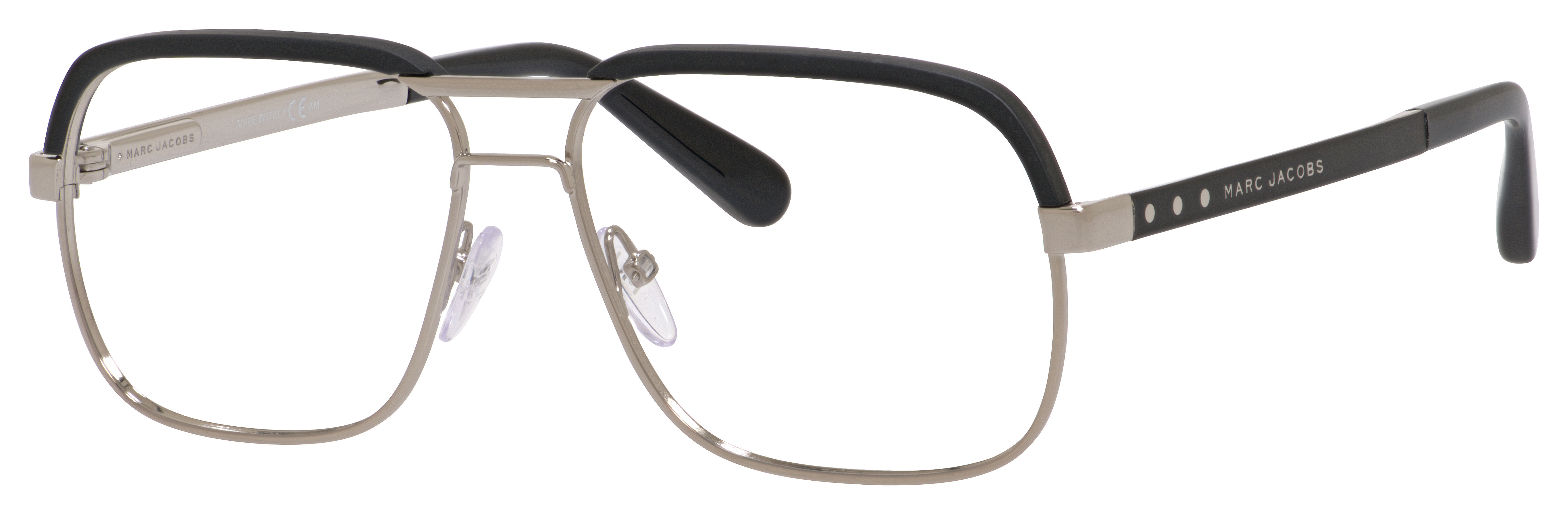 Marc Jacobs Mj 632 rectangle eyeglasses in Ruthenium Matte Black