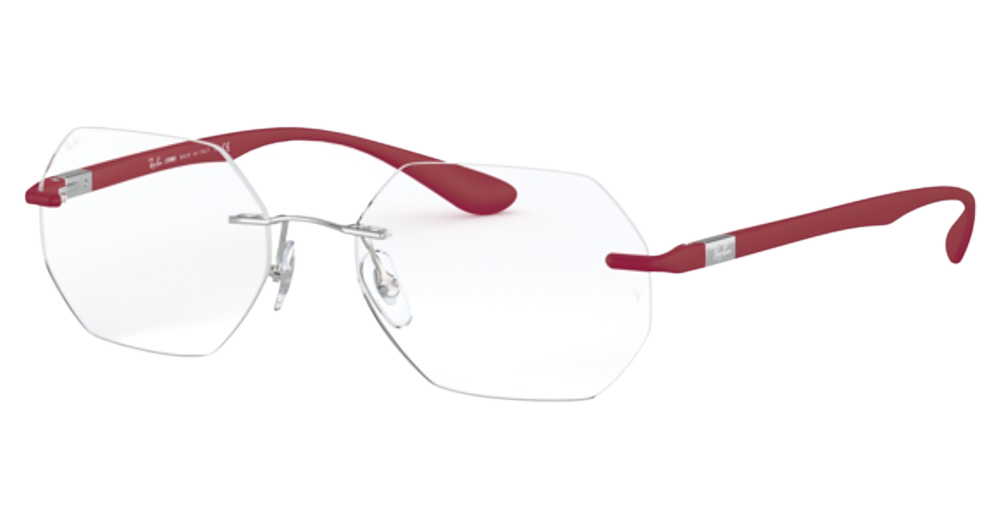 Ray-Ban RX8765 irregular eyeglasses in Silver