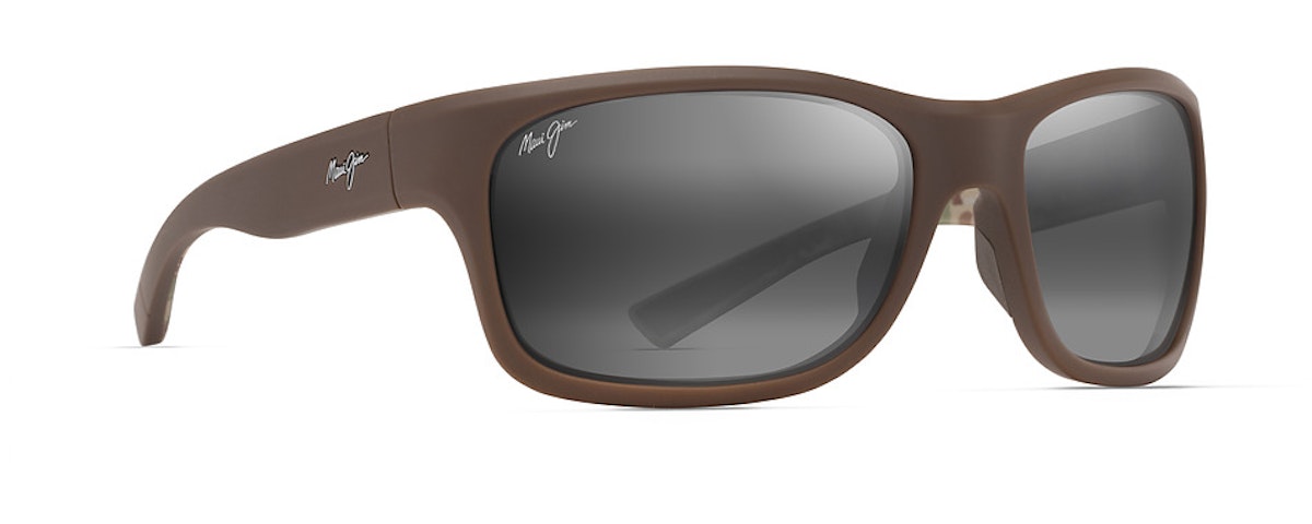 Matte Solid Brown / Neutral Grey