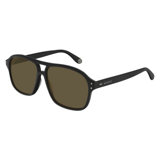 Gucci GG0475S rectangle sunglasses in Black