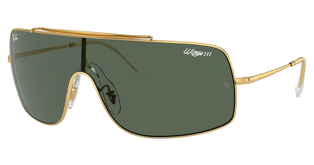 Ray-Ban RB3897 WINGS III sunglasses in Arista/Dark Green