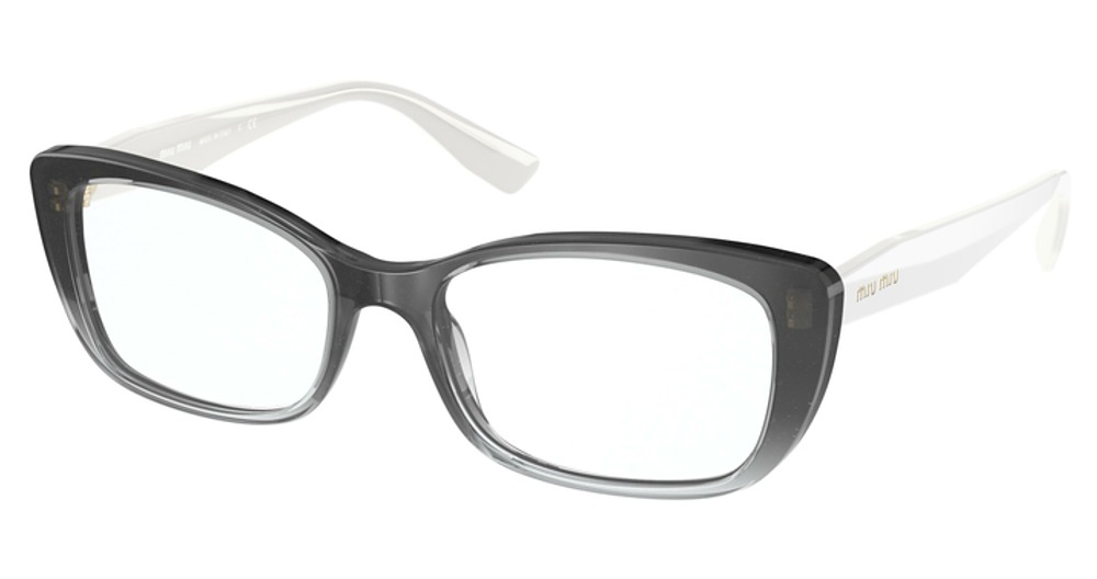 Miu Miu MU 07TVA cateye eyeglasses in Black Gradient