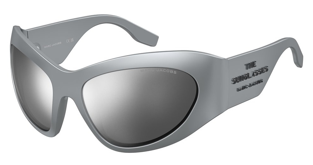 Marc Jacobs MARC 773/S rectangle sunglasses in Silver/Silver Mirror