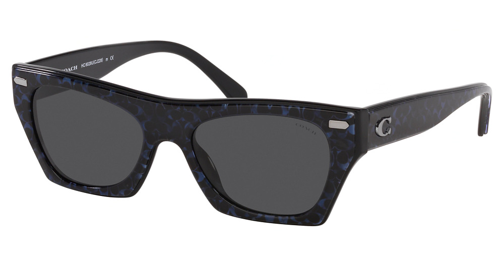 BLUE PEARLIZED SIG C / DARK GREY SOLID