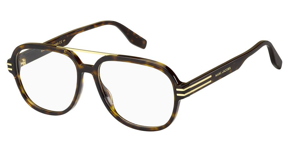 Marc Jacobs MARC 638 aviator eyeglasses in Havana
