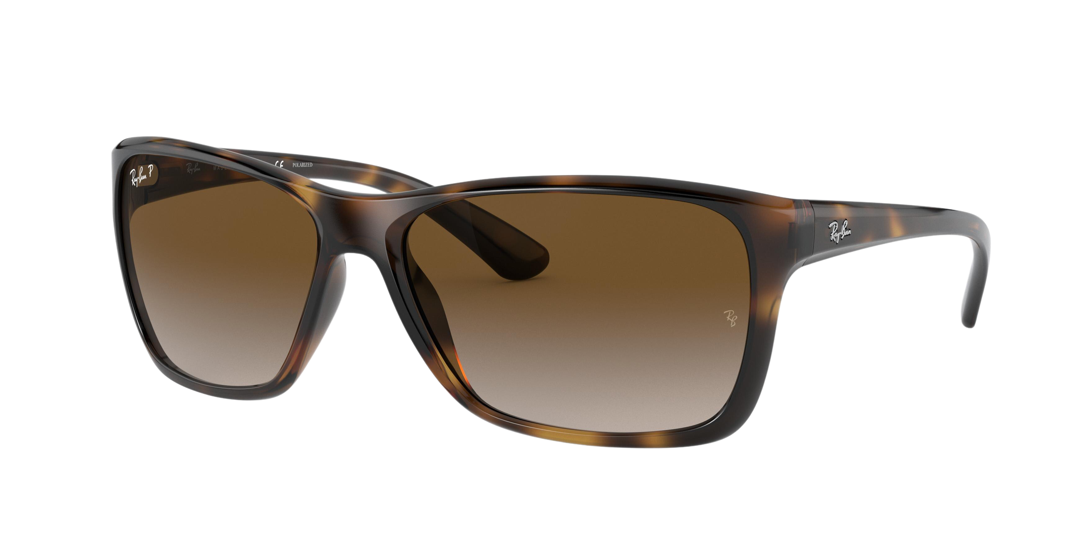 Ray-Ban RB4331 square sunglasses in Havana