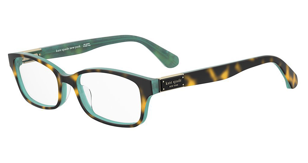 Kate Spade KS LUCYANN 3/US rectangle eyeglasses in Havgreen H