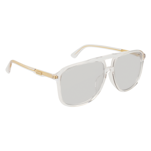 Gucci GG0262SA aviator eyeglasses in Crystal