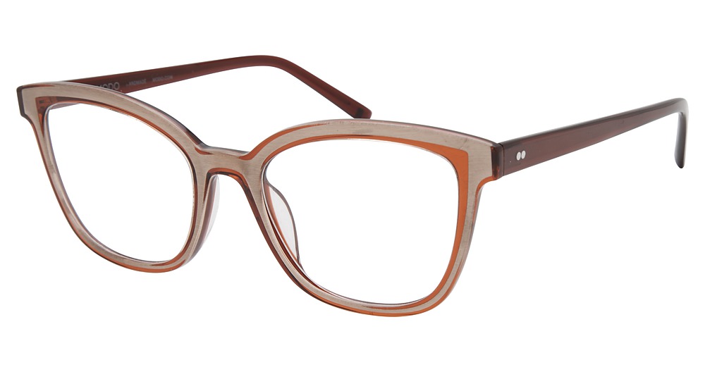 Modo 6626 round eyeglasses in Orange