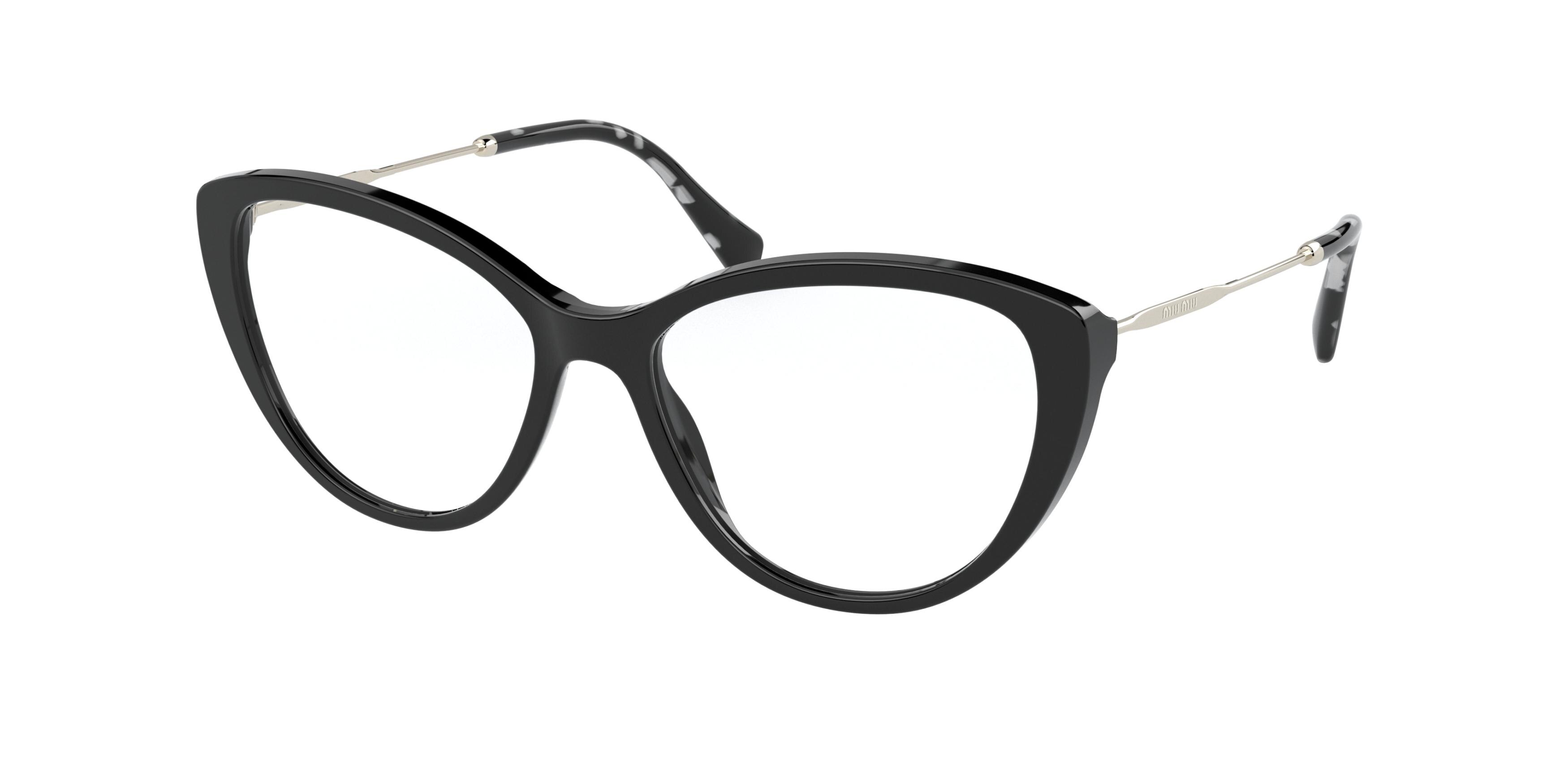 Miu Miu MU 02SVA cateye eyeglasses in Black