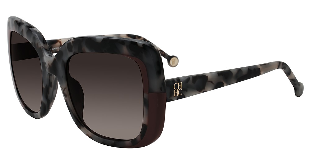 Carolina Herrera SHE786 square sunglasses in White Tortoise 09 Bb