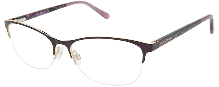 eggplant/rose gold