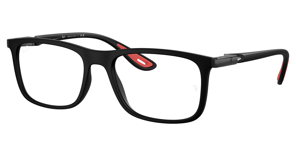 Ray-Ban RX7222M square eyeglasses in Matte Black