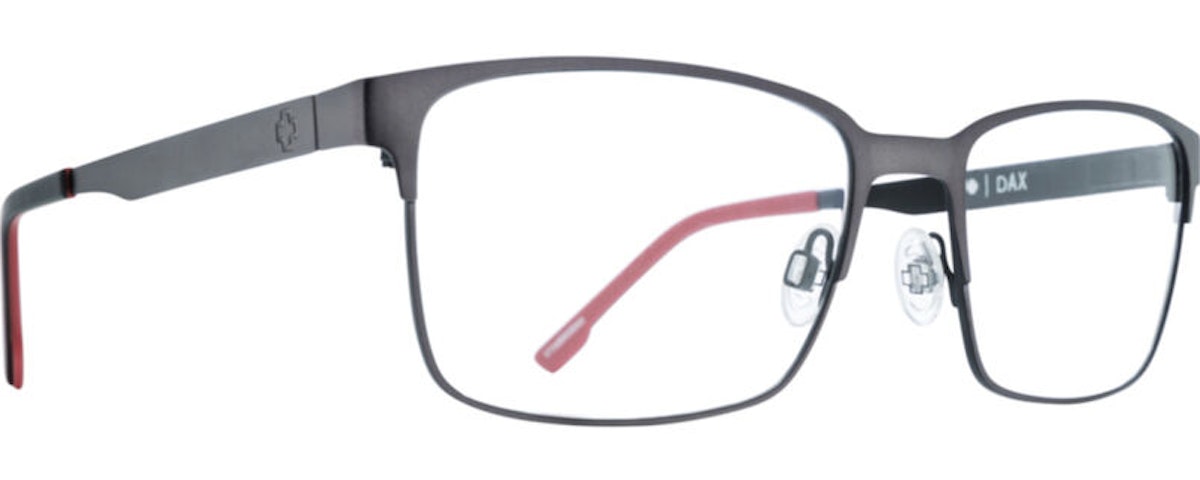 Gunmetal / Black Red