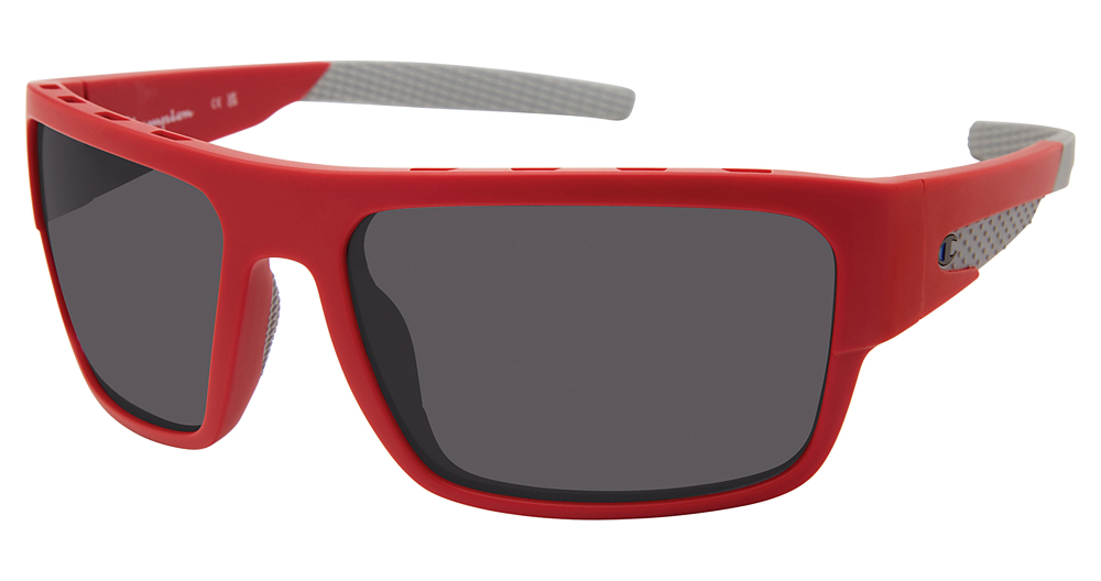 MATTE SCARLET / SOLID DARK GREY