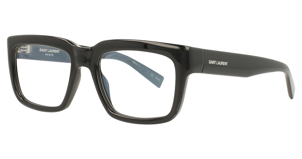 Saint Laurent SL 615 rectangle eyeglasses in Black
