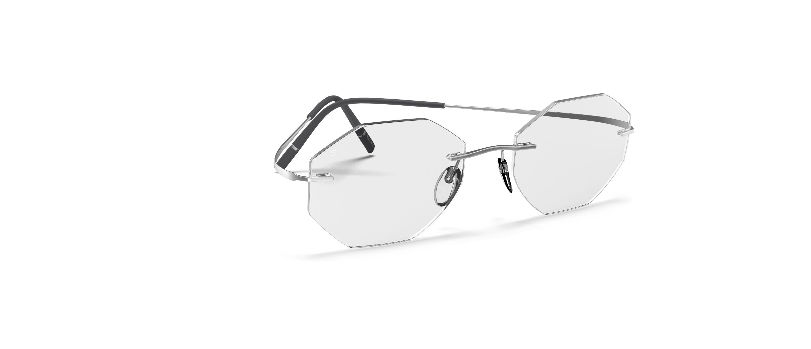 Silhouette / 5599 Geometric / Mercury Matte - Shop Glasses