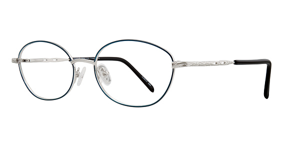 Silver/Deep Sea Blue
