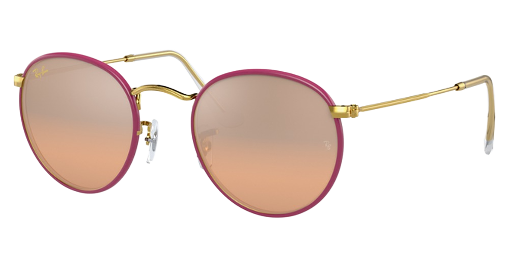 VIOLET ON LEGEND GOLD / PINK MIRROR GRADIENT GREY