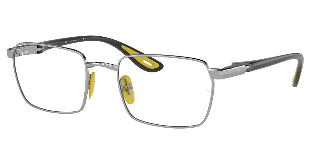 Ray-Ban RX6507M square eyeglasses in Silver