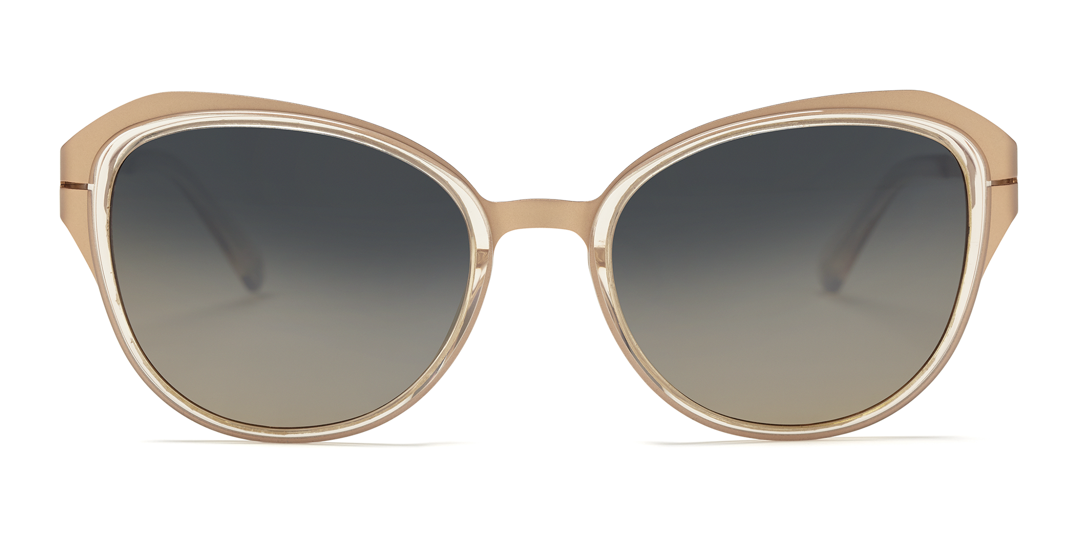 Modo 451 cateye sunglasses in Nude Crystal