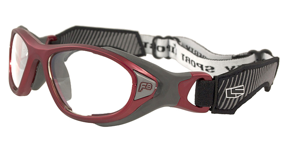 Metallic Crimson / Clear Silver Flash