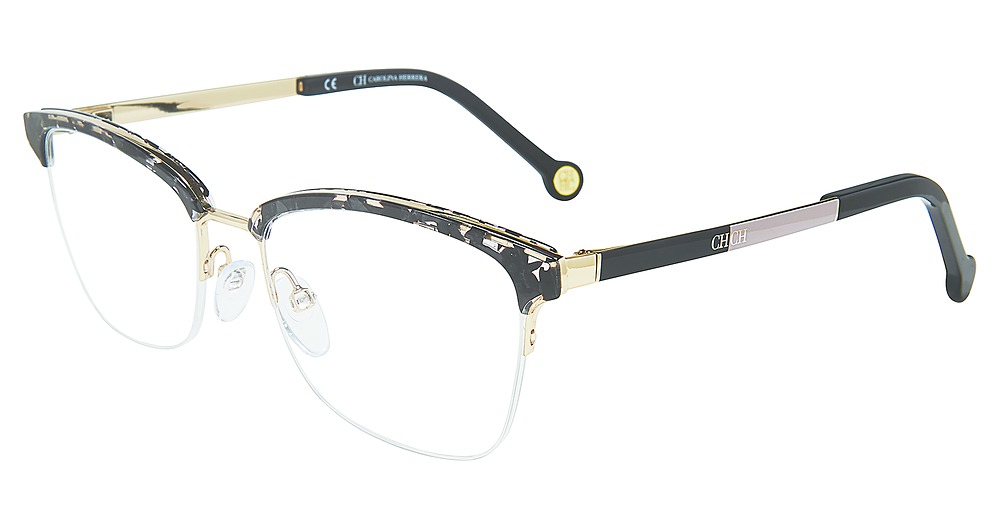 Carolina Herrera VHE138K cateye eyeglasses in Black Tortoise 0300