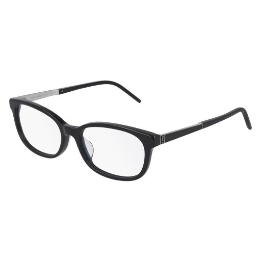 Saint Laurent SL M74/F rectangle sunglasses in Black Silver Transparent