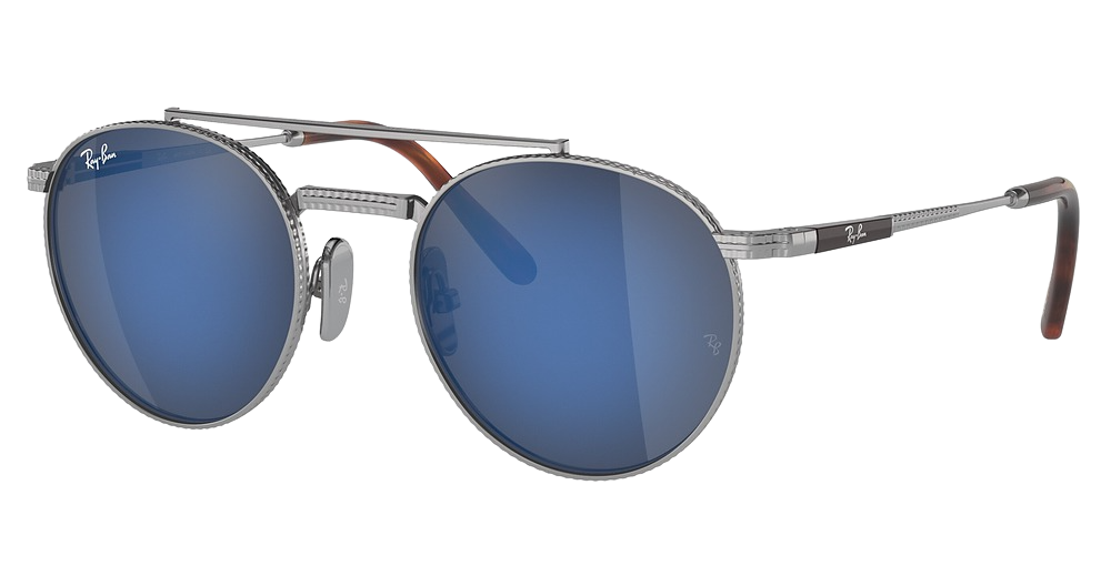 SILVER / GREY MIRROR BLUE