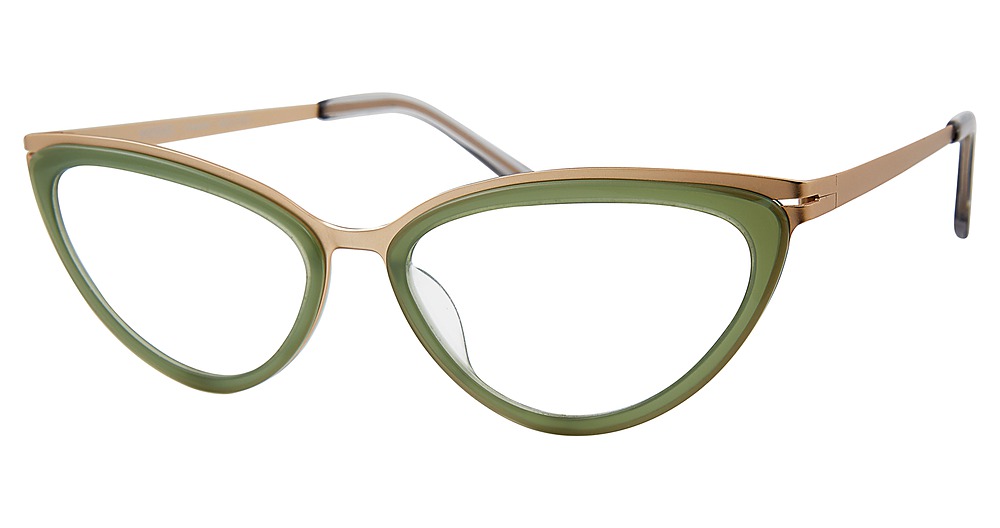 Modo 4520 cateye eyeglasses in Dark Forest