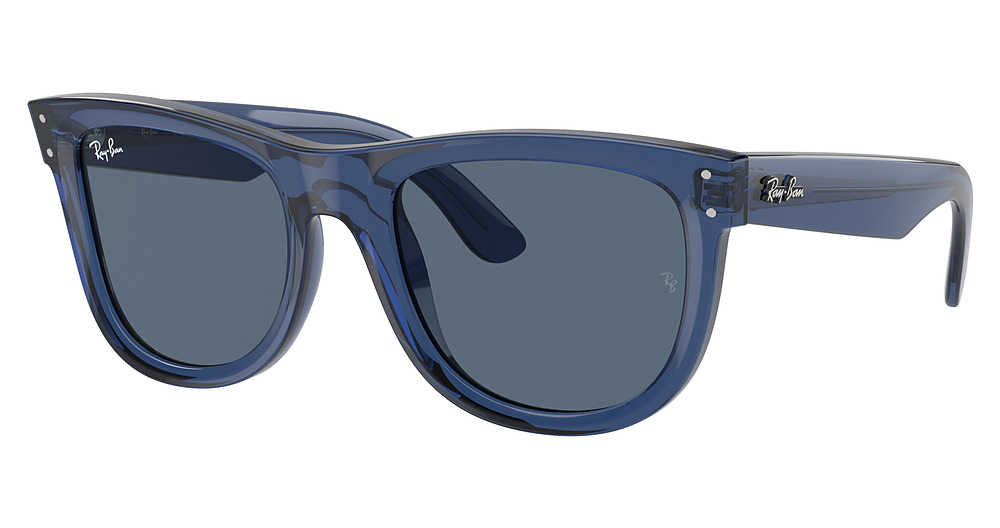 Ray-Ban RBR0502SF WAYFARER REVERSE sunglasses in Transparent Navy Blue/Dark Blue