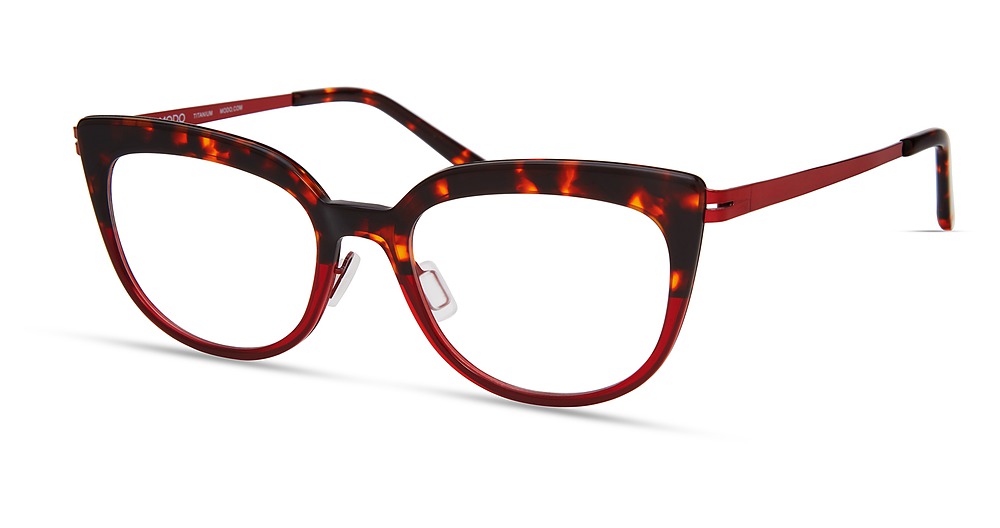 Modo 4547A cateye eyeglasses in Burgundy