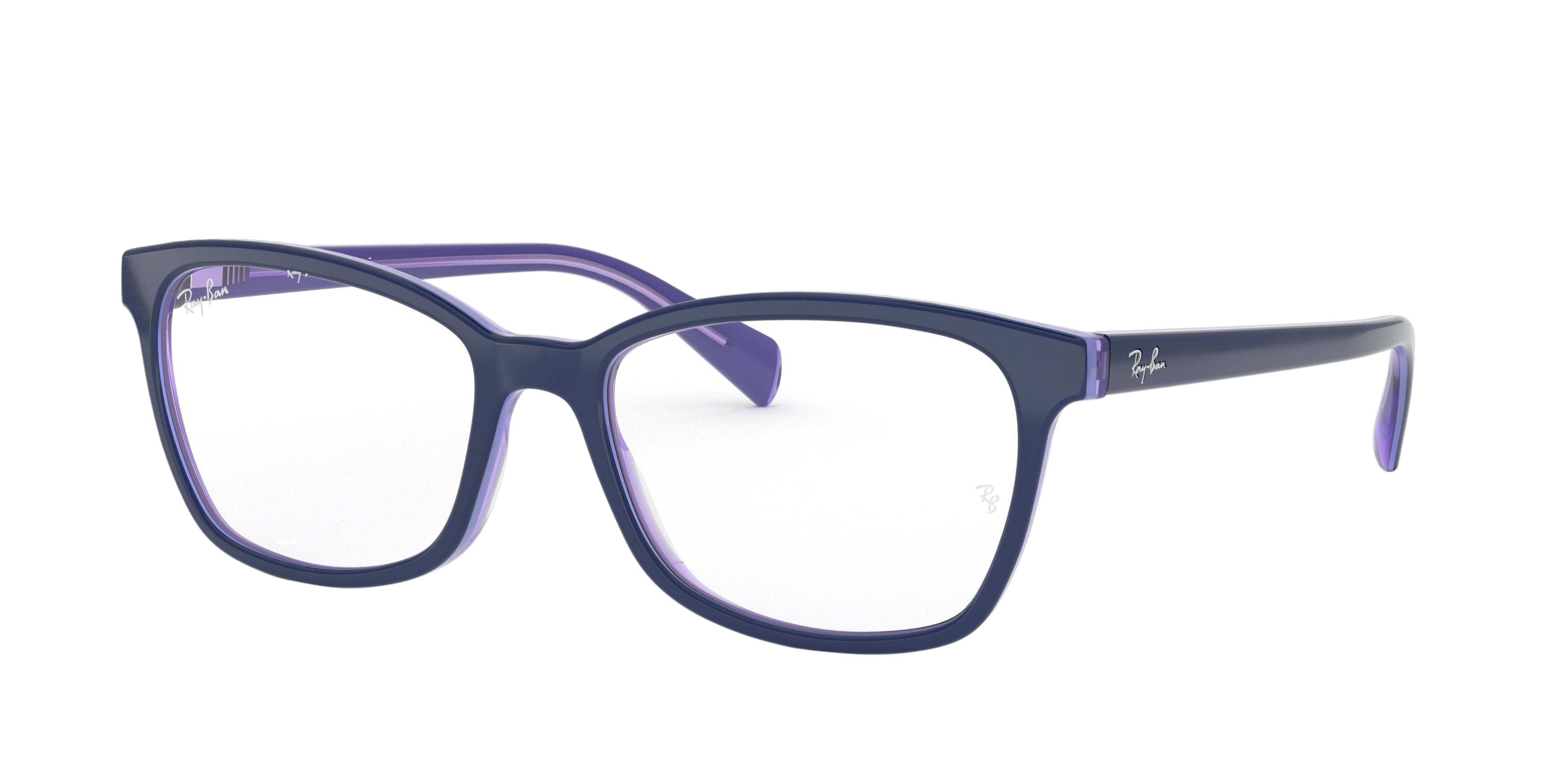 Ray-Ban RX5362 cateye eyeglasses in Top Blue/Lt Blue/Transp Violet