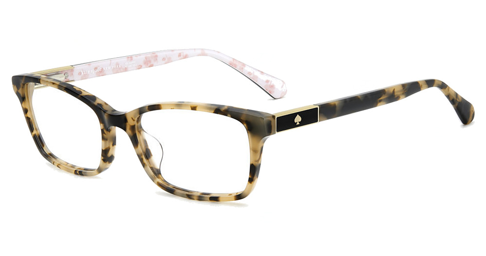 Kate Spade KS JACKELINE2US rectangle eyeglasses in Havana Pttrn