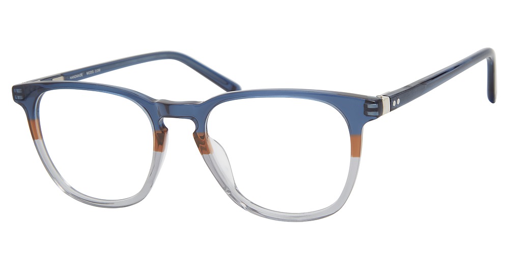 Modo 6545 round eyeglasses in Blue Grey Gradient